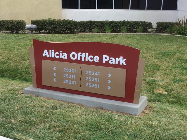 Office Park Monument Signs Laguna Beach CA