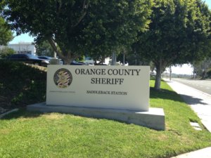 Orange County Sheriff monument sign